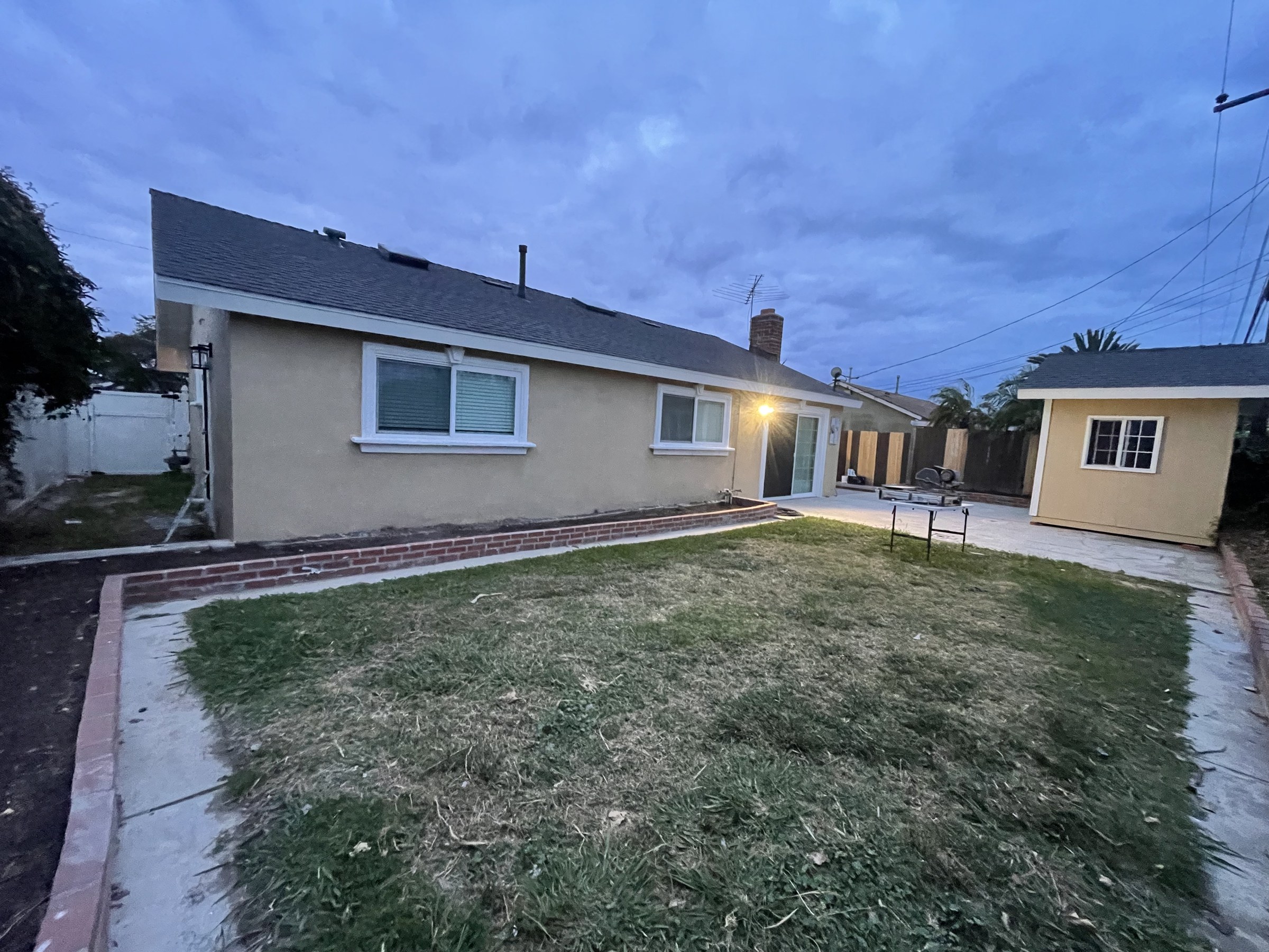 Backyard – Dusk Full View