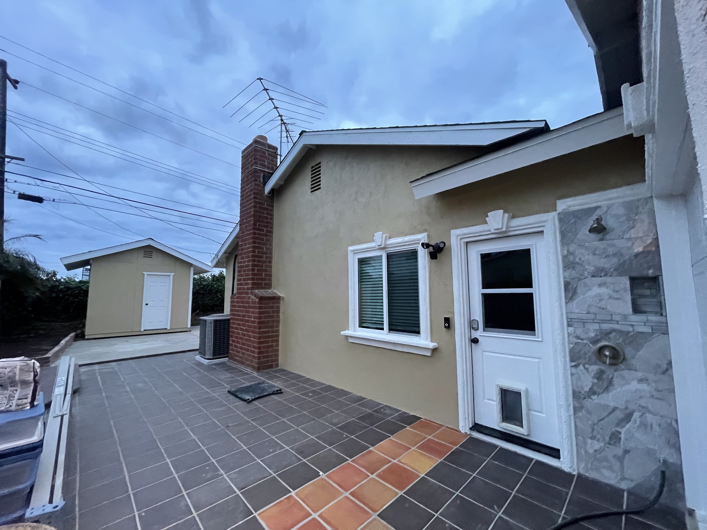 Backyard – Patio & Chimney