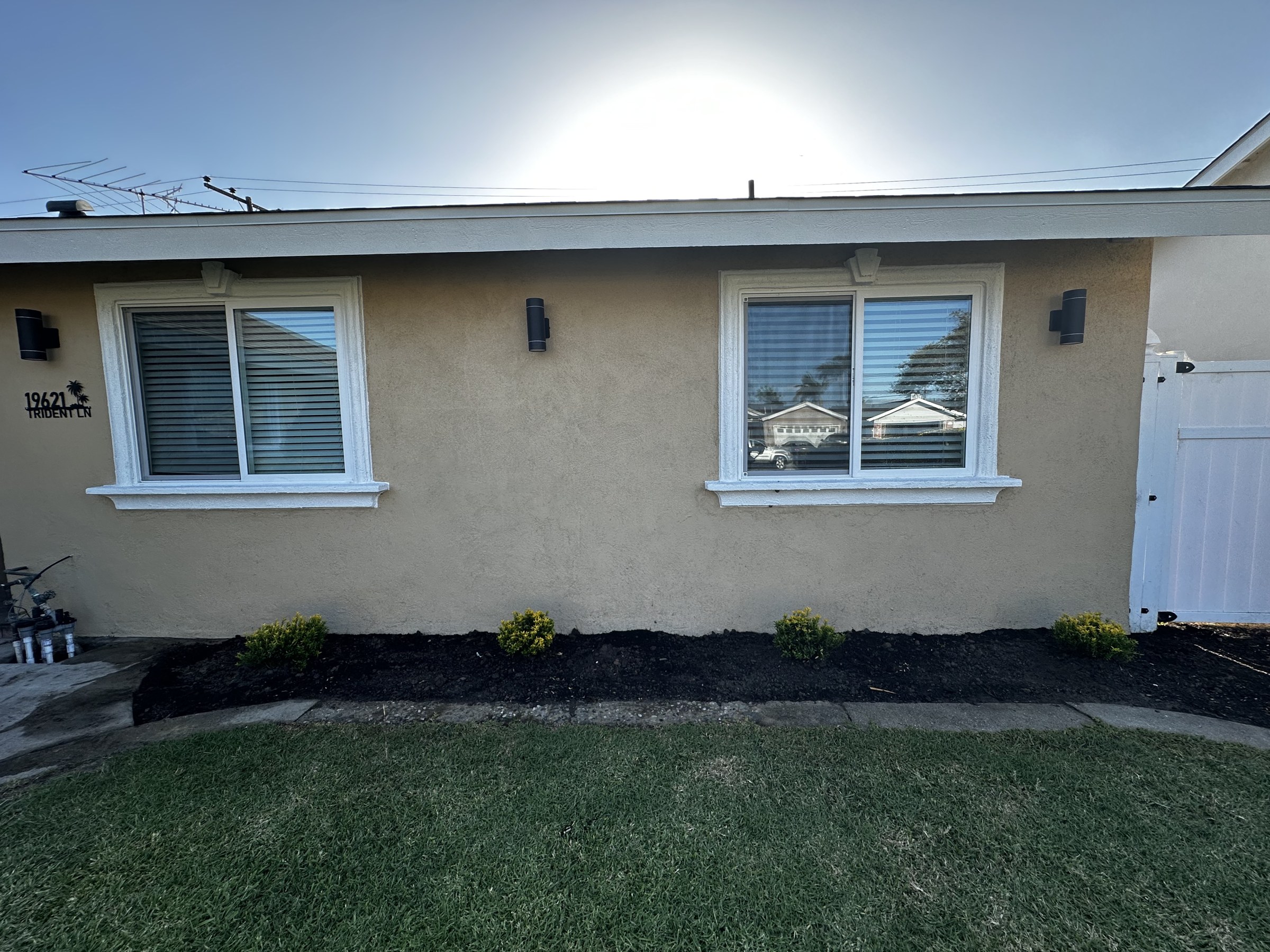 Side Exterior – Address Sign & Windows